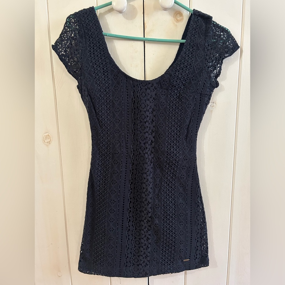 Hollister Navy Mini Dress